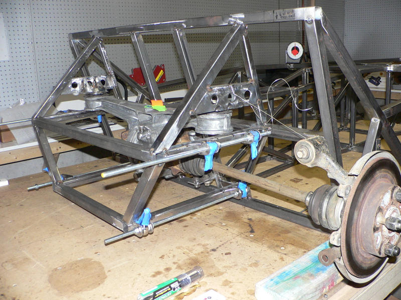 Rear components going in from the Miata.